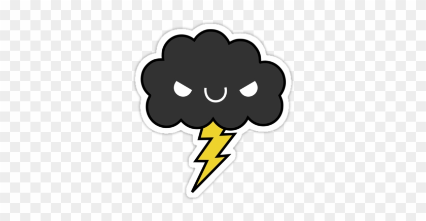 Tremendous Storm Cloud Clipart Cartoon Free Download - Happy Storm Cloud #1131117