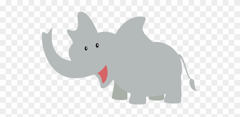 Happy Elephant, Safari, Elephants - Cartoon Elephant Mouth Open #1131133