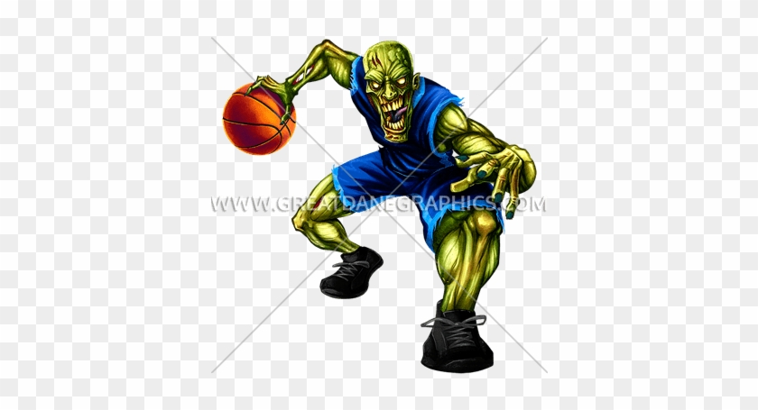 Basketball Zombie - Baseball Zombie Mens Printed T-shirt Sport Pitch Pitcher #1131139