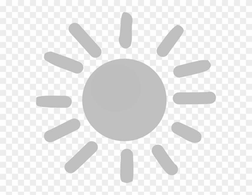 Sun Icon On Gray Background - Matahari Kartun Png #1131152