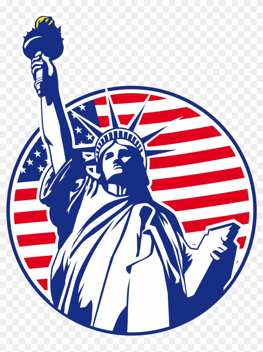 Statue Of Liberty - Liberty Statue Vector #1131160