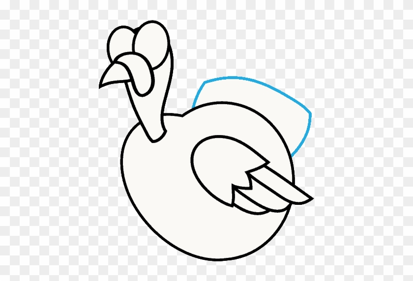 How To Draw Turkey - Turkey Drawing #1131197