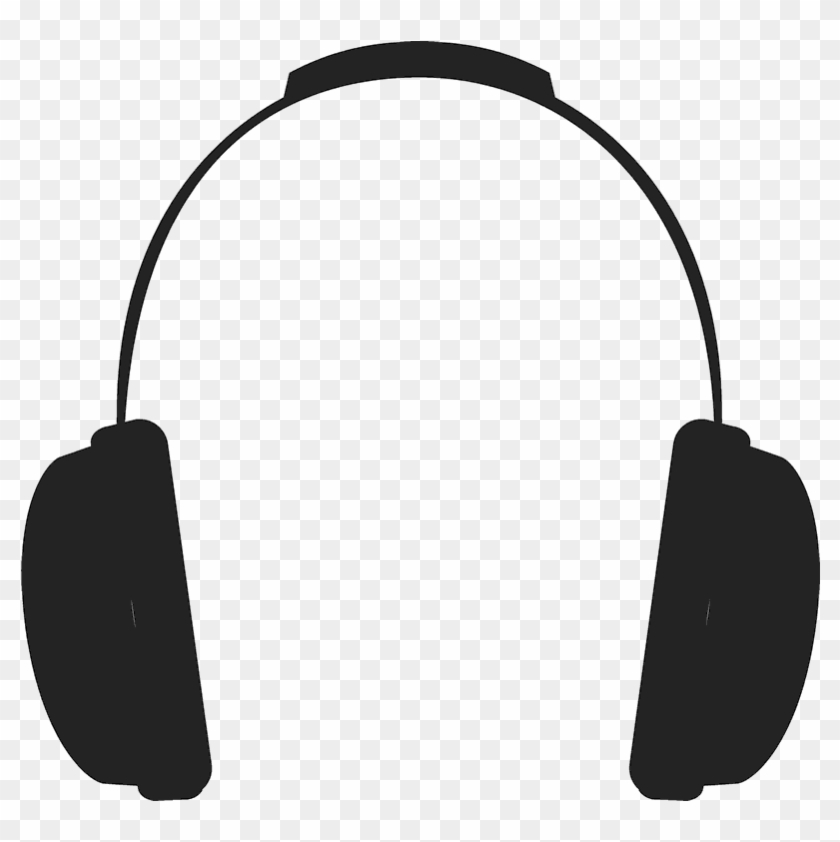 Headphones Rubber Stamp - Headphone Desenho Png #1131225