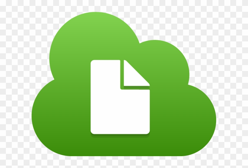 File Storage - Cloud Storage Icon Green #1131270
