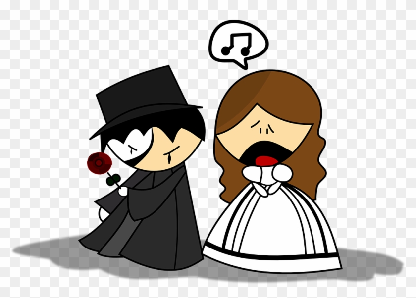 Man Whistling Cliparts 23, Buy Clip Art - Phantom Of The Opera Cartoon #1131471