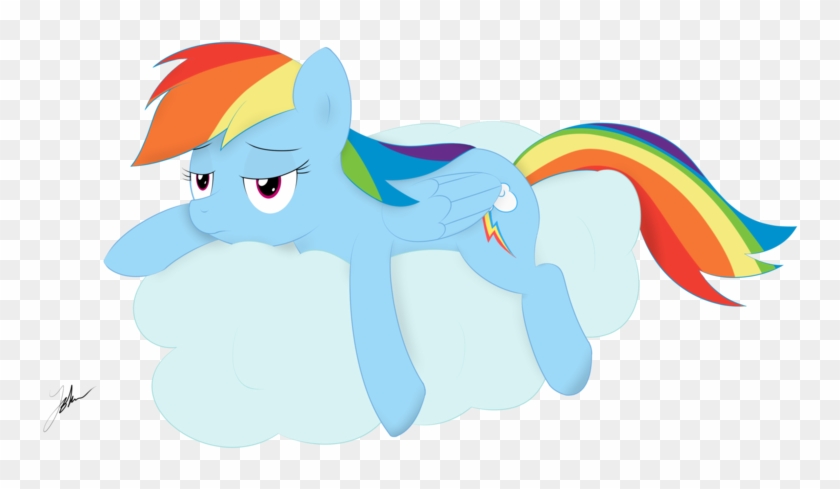 Bored Rainbow Dash By Noxdrachen - Cartoon #1131473