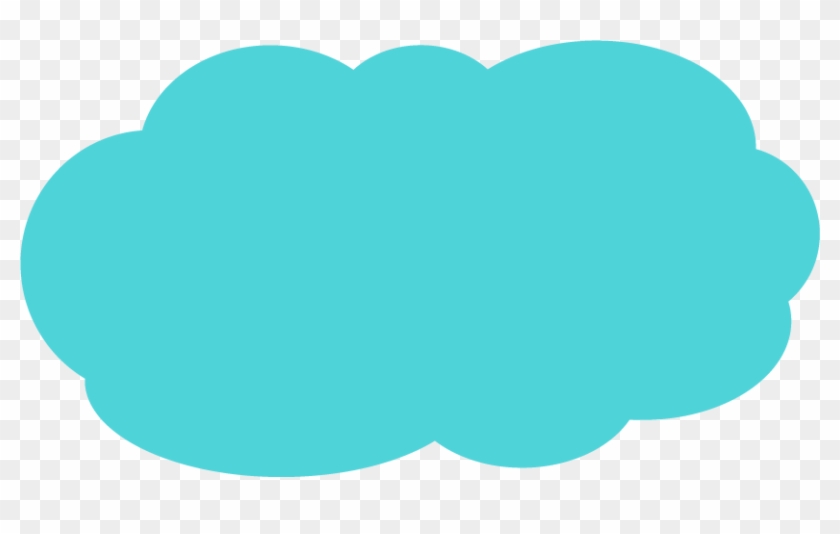 Tweetpay Blue Fluffy Cloud - Dark Blue Flower Clipart #1131529