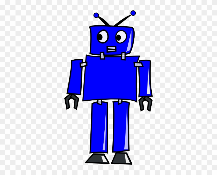 Blue Robot Clipart #1131558