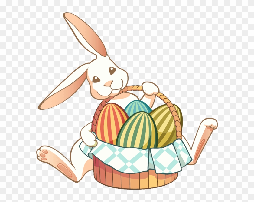 Image Of Easter Bunny - Eggs Bunny Easter Clip #1131665