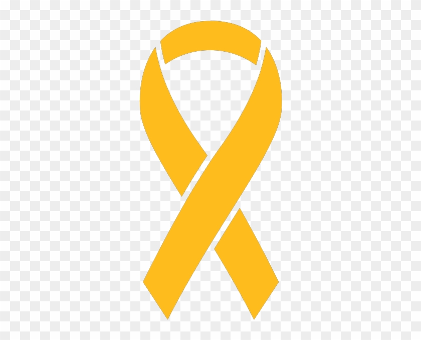Ribbon Sticker Icon Yellow2 - Yellow Ribbon Vector Free #1131696