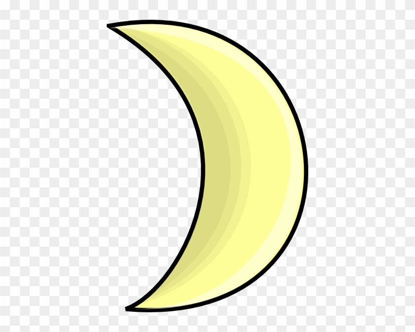 Moon Vector - Clipart Library - Luna A La Mitad #1131711