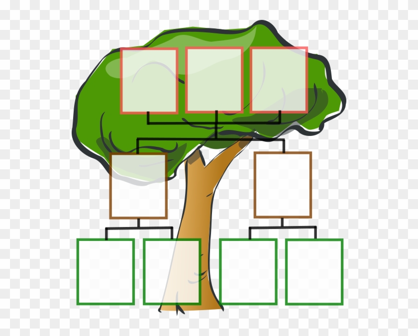 3-generation Clip Art At Clker - Customizable Family Tree Template #1131740