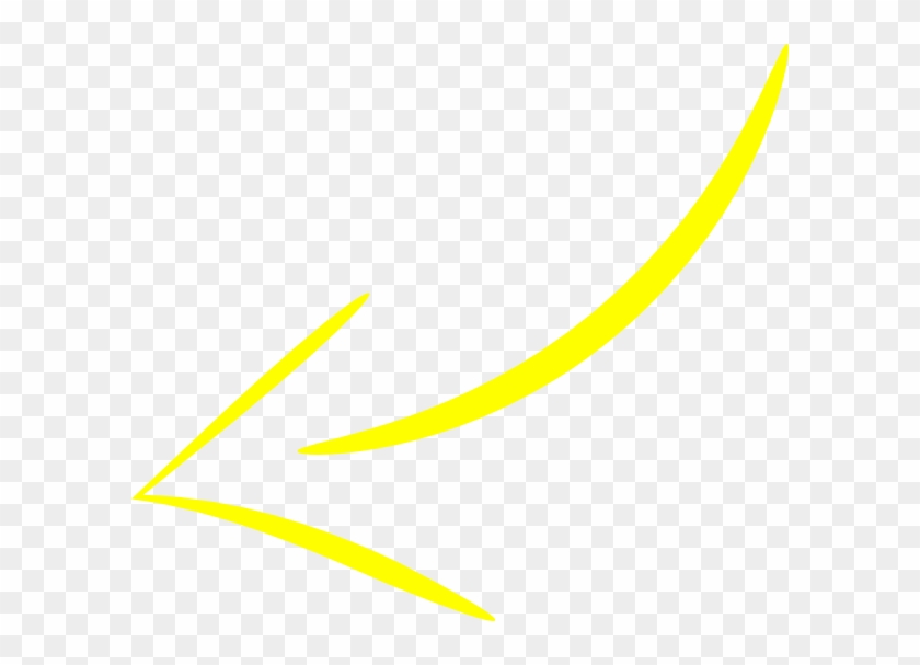 Arrow Left Yellow Clip Art At Clker - Yellow Arrow Transparent Background #1131838