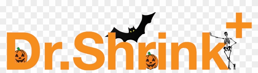 Dr Shrinklogo Halloween - Bat Clip Art #1131893