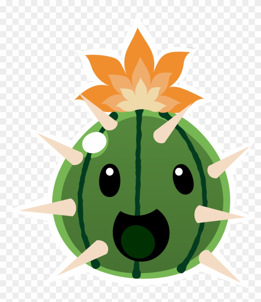 Cactus Slime Hd - Cartoon #1131950