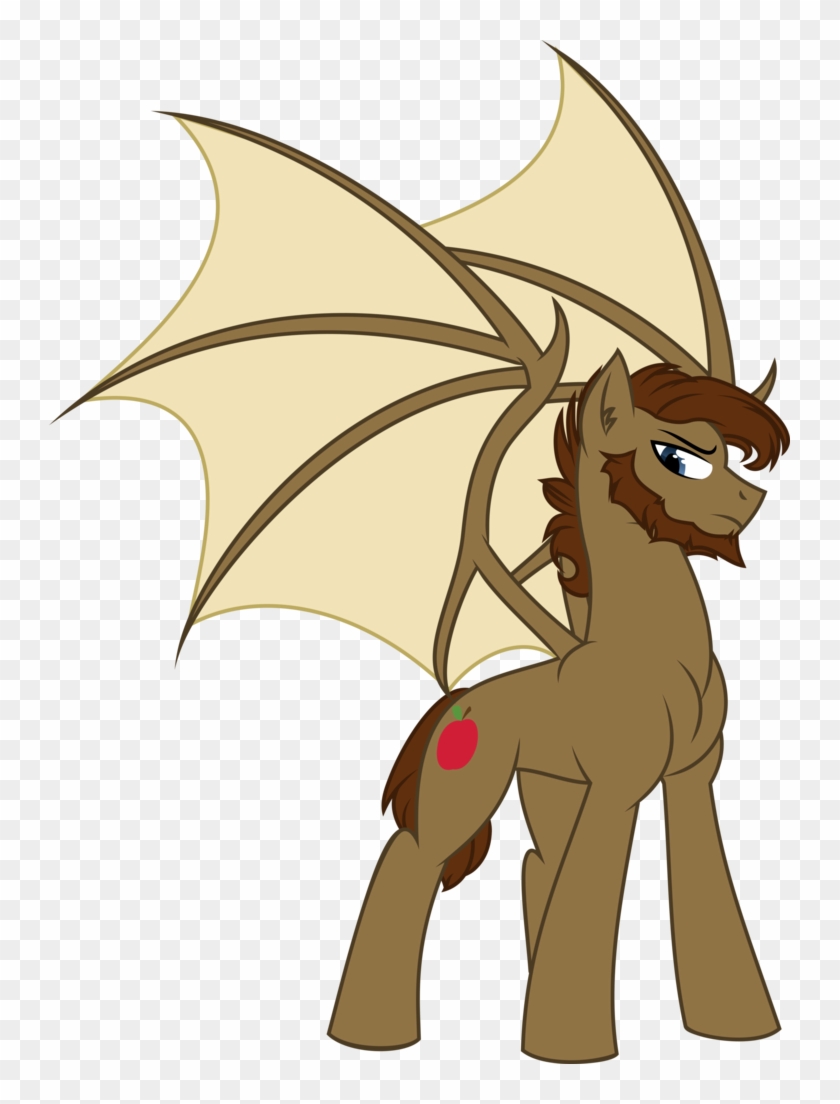 Up1ter, Bat Pony, Bat Pony Oc, Beard, Facial Hair, - Mlp Male Ponies Facial Hair #1131986