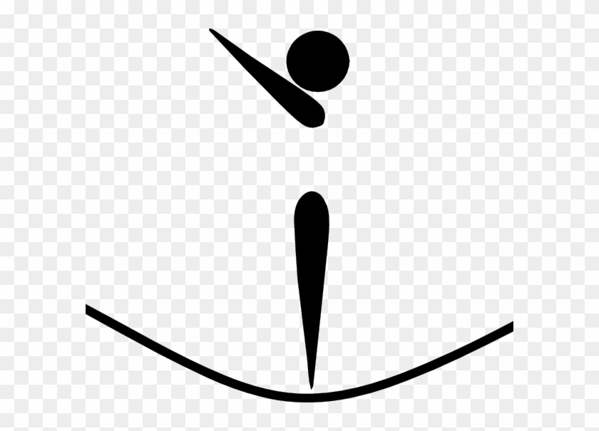 This Free Clip Arts Design Of Olympic Sports Pictograms - Trampoline Pictogram #1132026