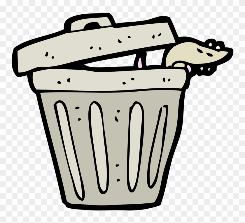 Trash Can - 0shares - Bote De Basura Dibujo - Free Transparent PNG Clipart  Images Download