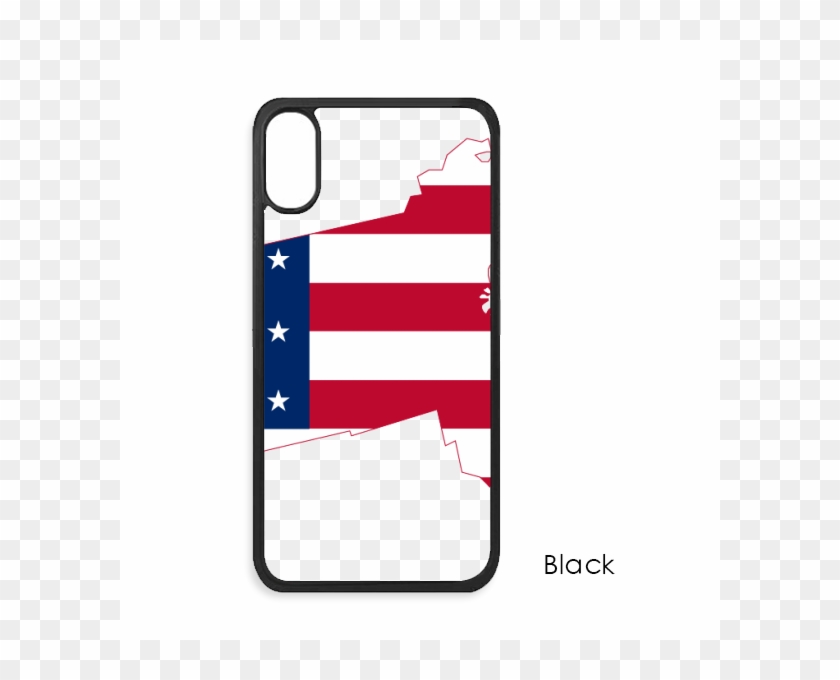 Massachusetts Usa Map Stars Stripes Flag - Mobile Phone Case #1132168