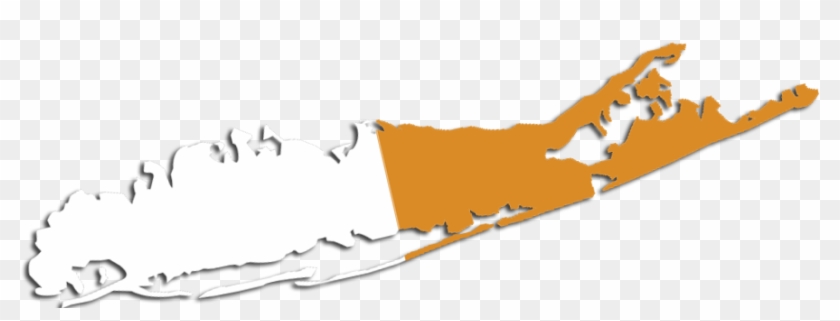 Trusted In Suffolk County Since - Long Island Map Silhouette #1132182