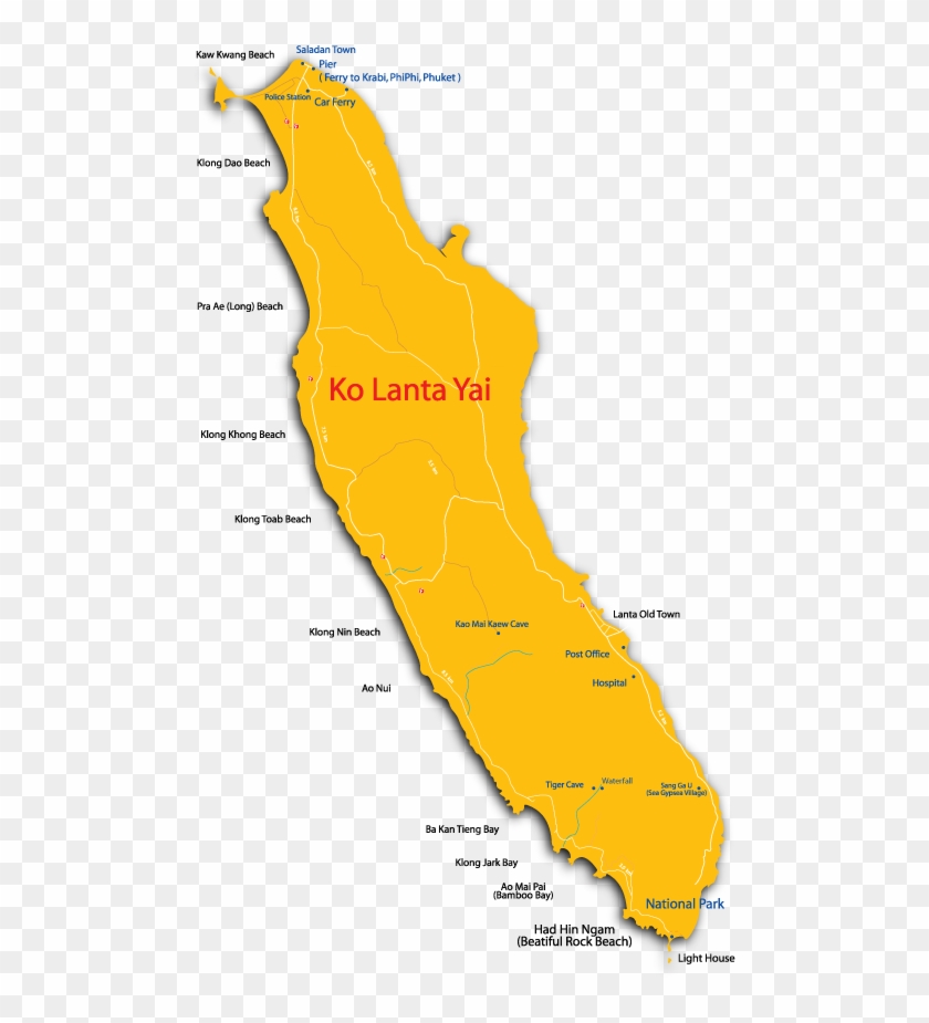 Ko Lanta Only 30 Km - Map #1132197