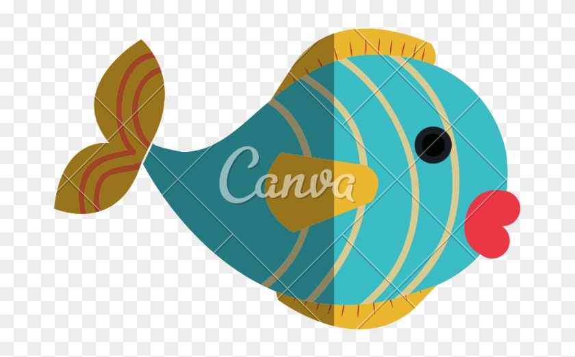 Cute Fish Pet Icon - Canva #1132219