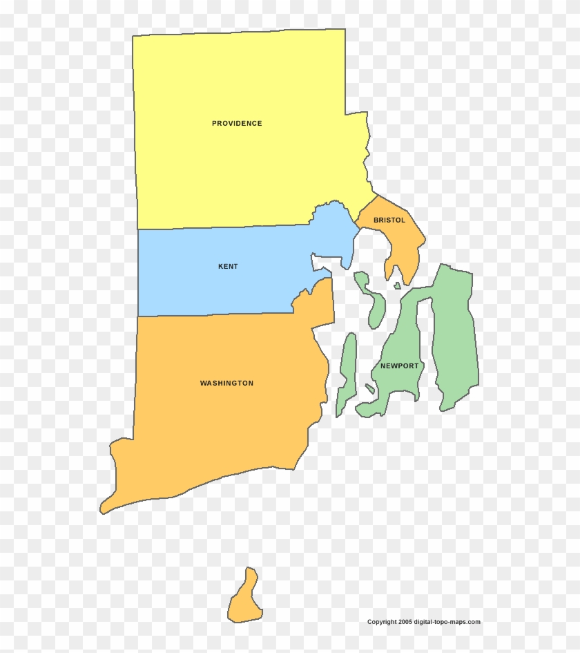 Rhode Island Counties Map - Thirstystone My Heart Belongs In Rhode Island Coasters #1132229
