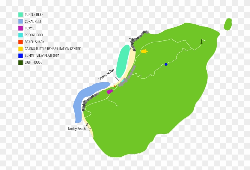 Fitzroy Island Map - Map #1132247