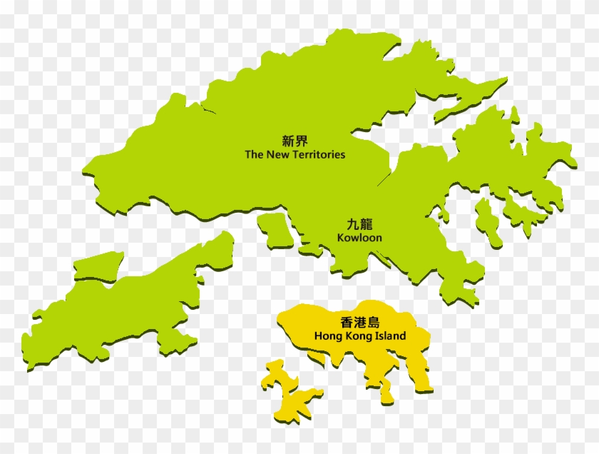 Hong Kong Map Clipart #1132248