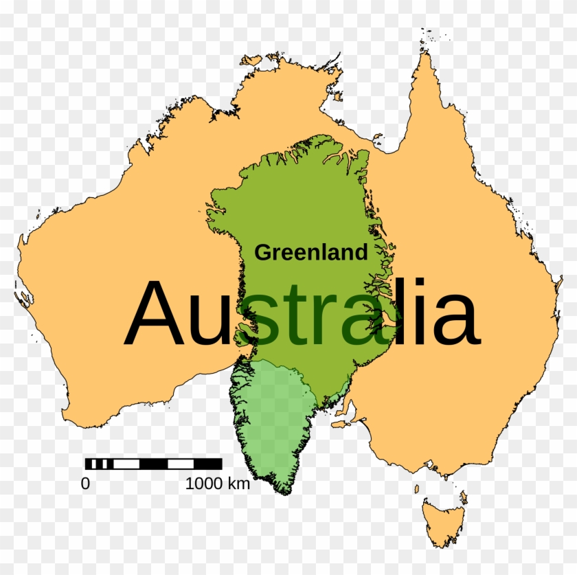 No It Isn't - Greenland Compared To Australia #1132249