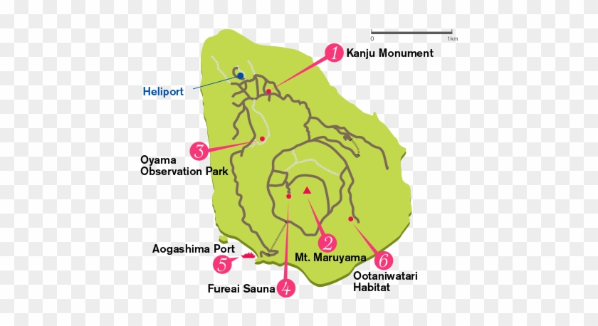 Hahajima Island Map - Ogasawara Islands Map Transparent #1132281