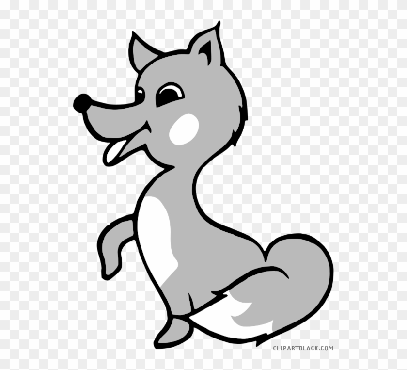 Running Fox Animal Free Black White Clipart Images - Malaysian Ministry Of Education #1132349