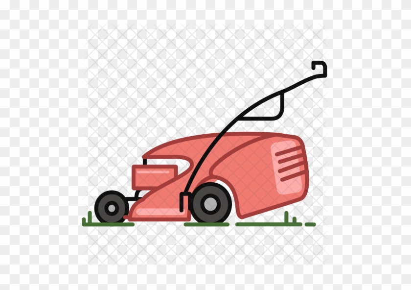 Lawn Mower Icon - Walk-behind Mower #1132368