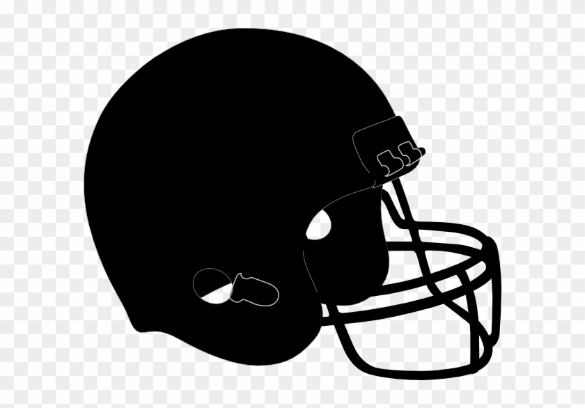 Football Helmet Clip Art At Clker Com Vector Clip Art - Helmet And Football Drawing #1132427