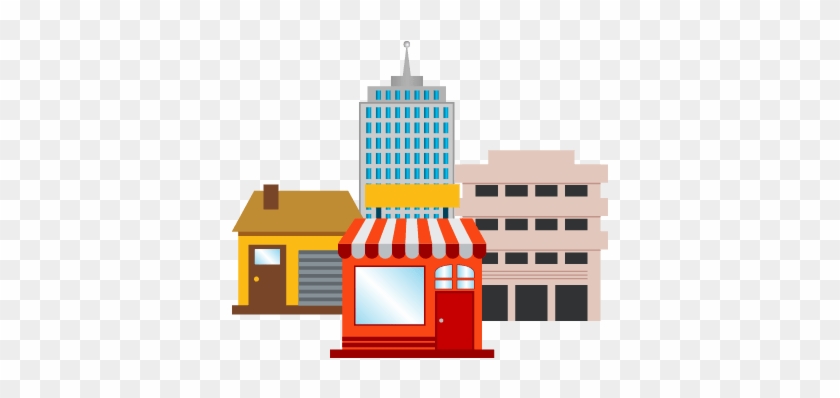 The Importance Of An Enterprise Document Strategy - Edificios Vector #1132477