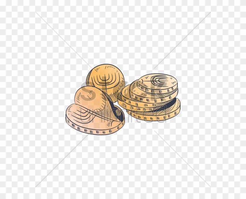 Hanukkah Coins Vector Image - Cash #1132517