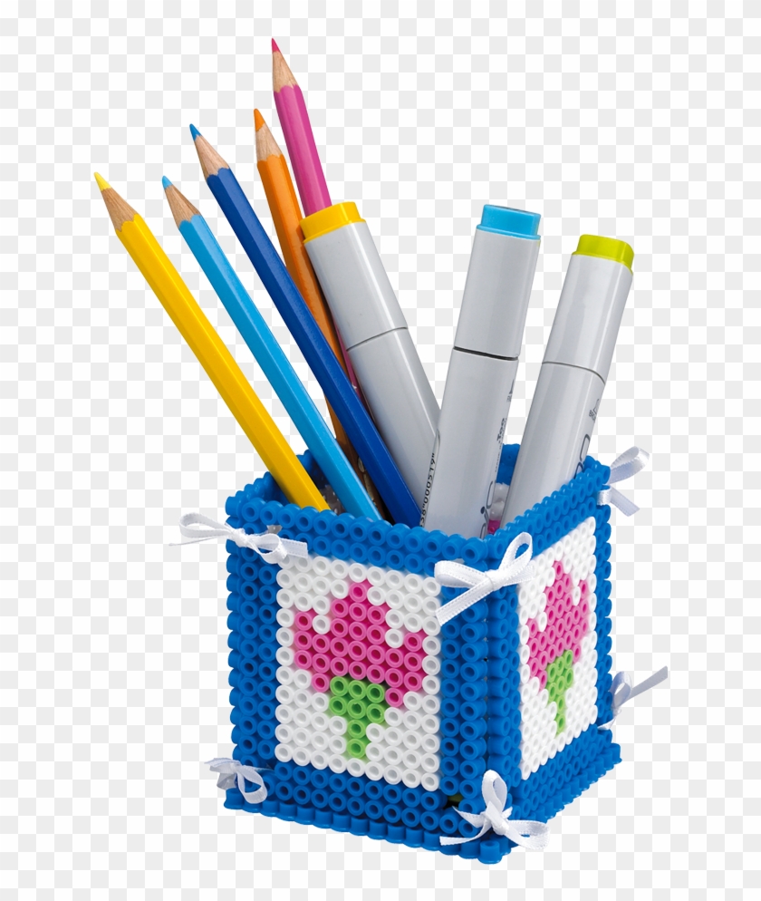 Подставка Для Карандашей Из Термомозаики - Hama Beads Pencil Holder #1132540