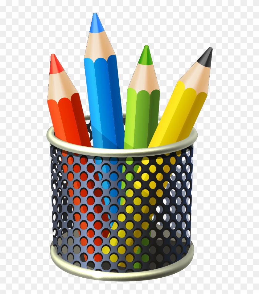 Brush Pot Pencil - Cartoon Pencil Pot #1132544