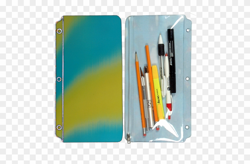 Lenticular Pencil Pouch With Yellow, Blue, And Green, - Lantor 3d Lenticular Pencil Pouch #1132567