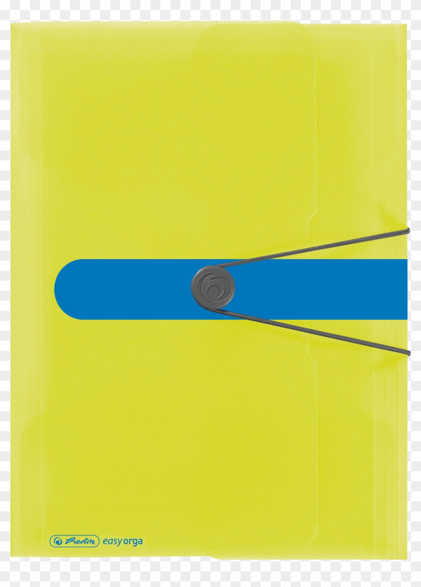 Wallet Folder Pp A4 Sporty Lemon Opaque - Plastic #1132580