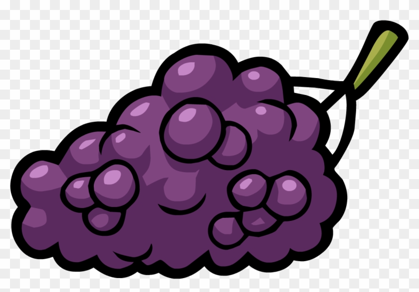 Grape Clipart Fruit Individual - Club Penguin Smoothie Smash #1132652