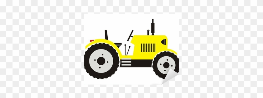 Black And White Tractor Clipart #1132742