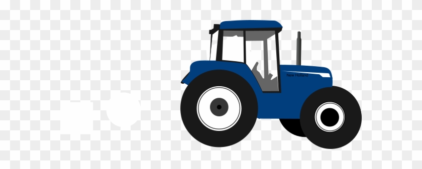 Blue Tractor Clipart #1132751