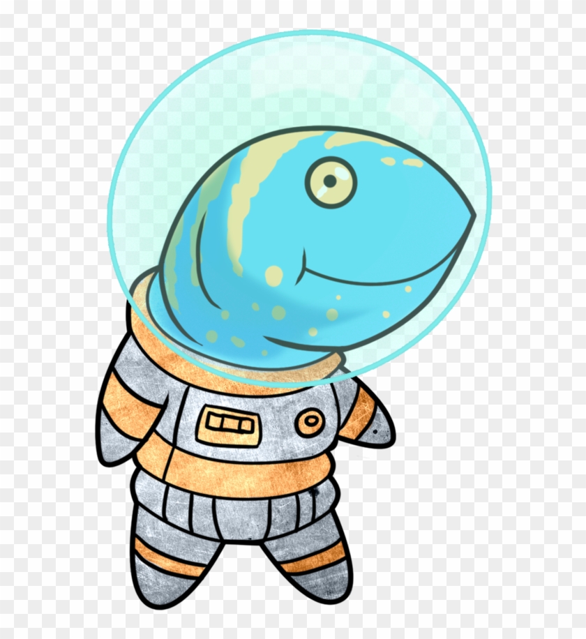 Fish Astronaut - The Fish - Cartoon #1132783