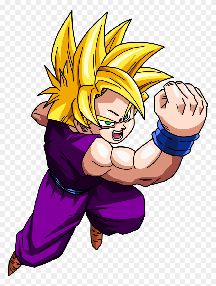 Super Saiyan Teen Gohan By Brusselthesaiyan - Teen Gohan Super Saiyan #1132795