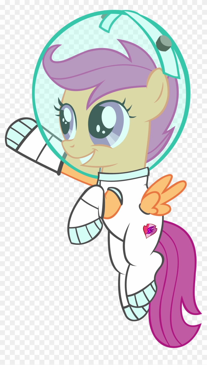 Scootaloo The Astronaut By Ironm17 - Cartoon #1132801