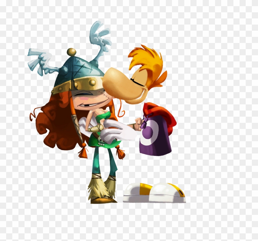 Rayman And Barbara Kissing #1132850