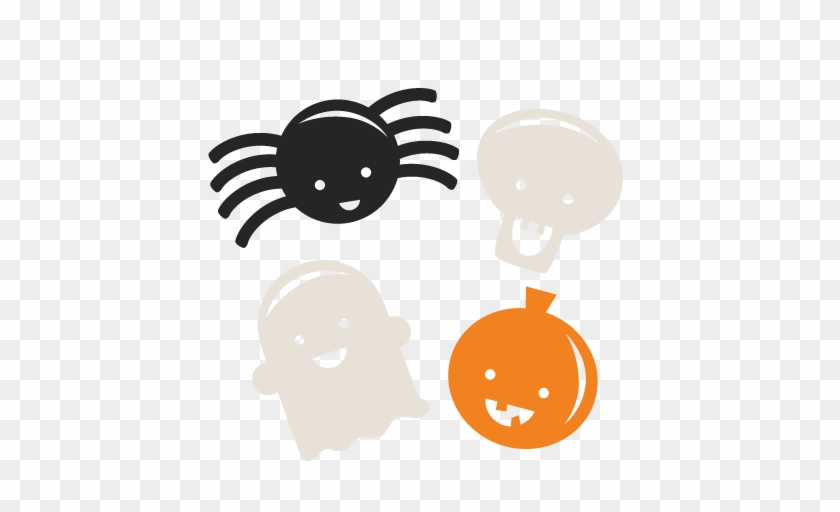 Halloween Icons Scrapbook Cut File Cute Clipart Files - Cartoon #1132865
