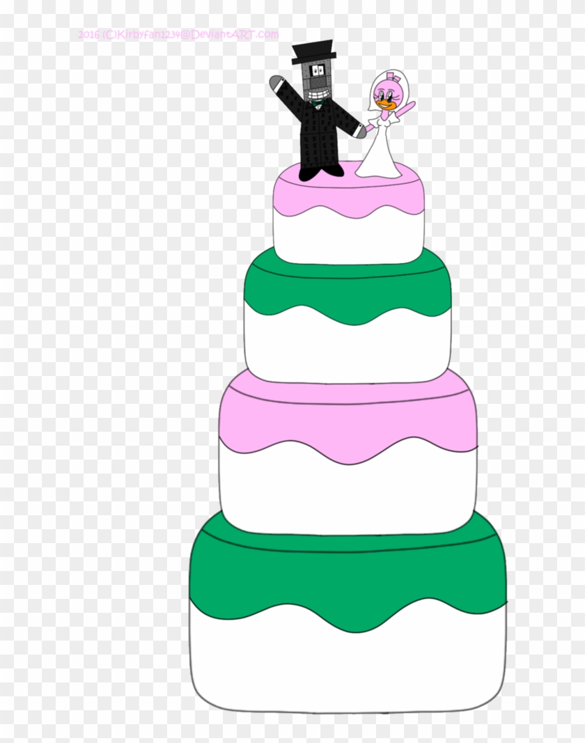 Toontown Wedding Cake {my Style} By Kirbyfan1234 - Birthday Cake #1132890