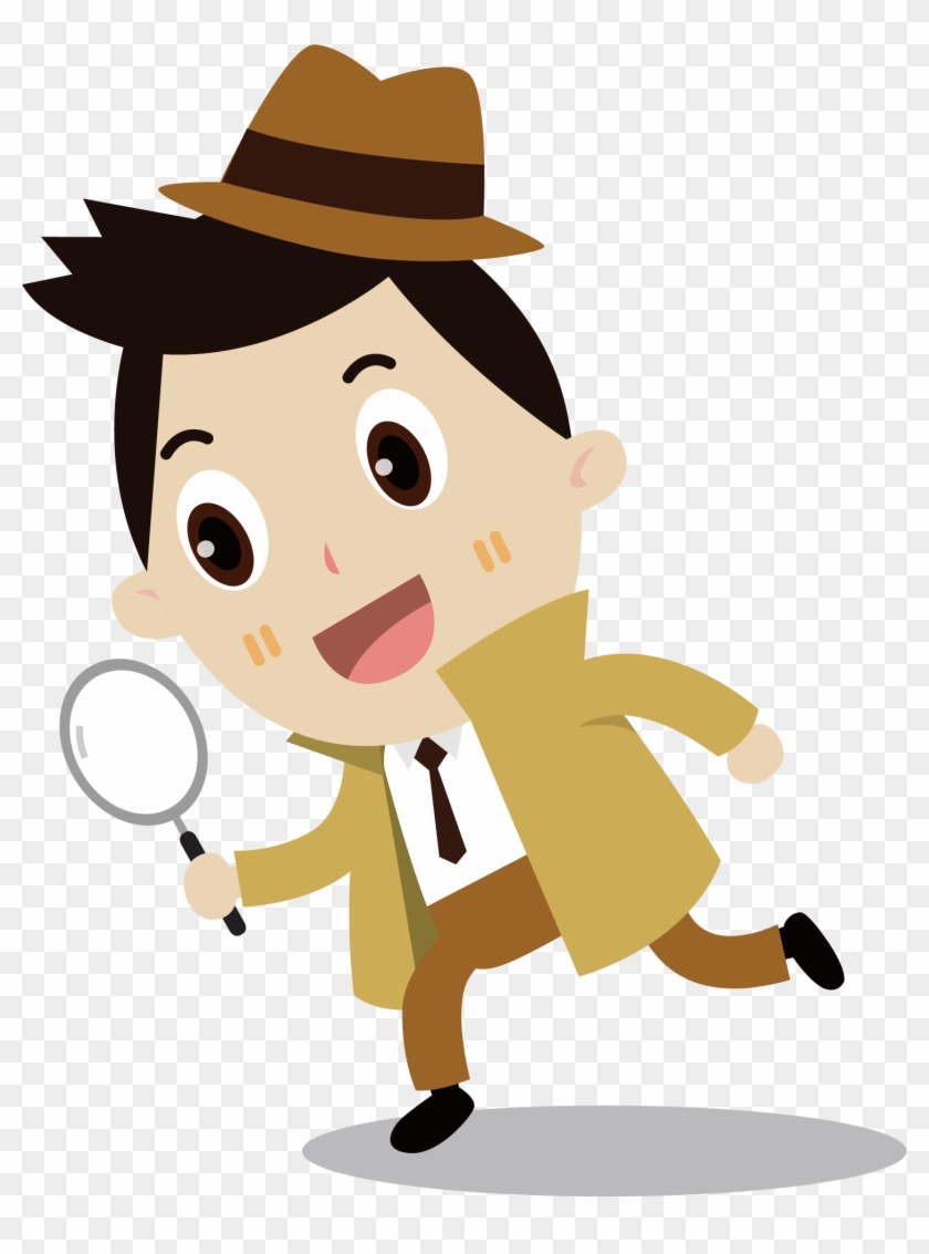 Euclidean Vector Magnifying Glass Clip Art - Scientist With Magnifying Glass #1132897
